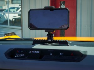 Ford Bronco Multi Function Holder - Pic-Angle Rail w/ Phone Mount